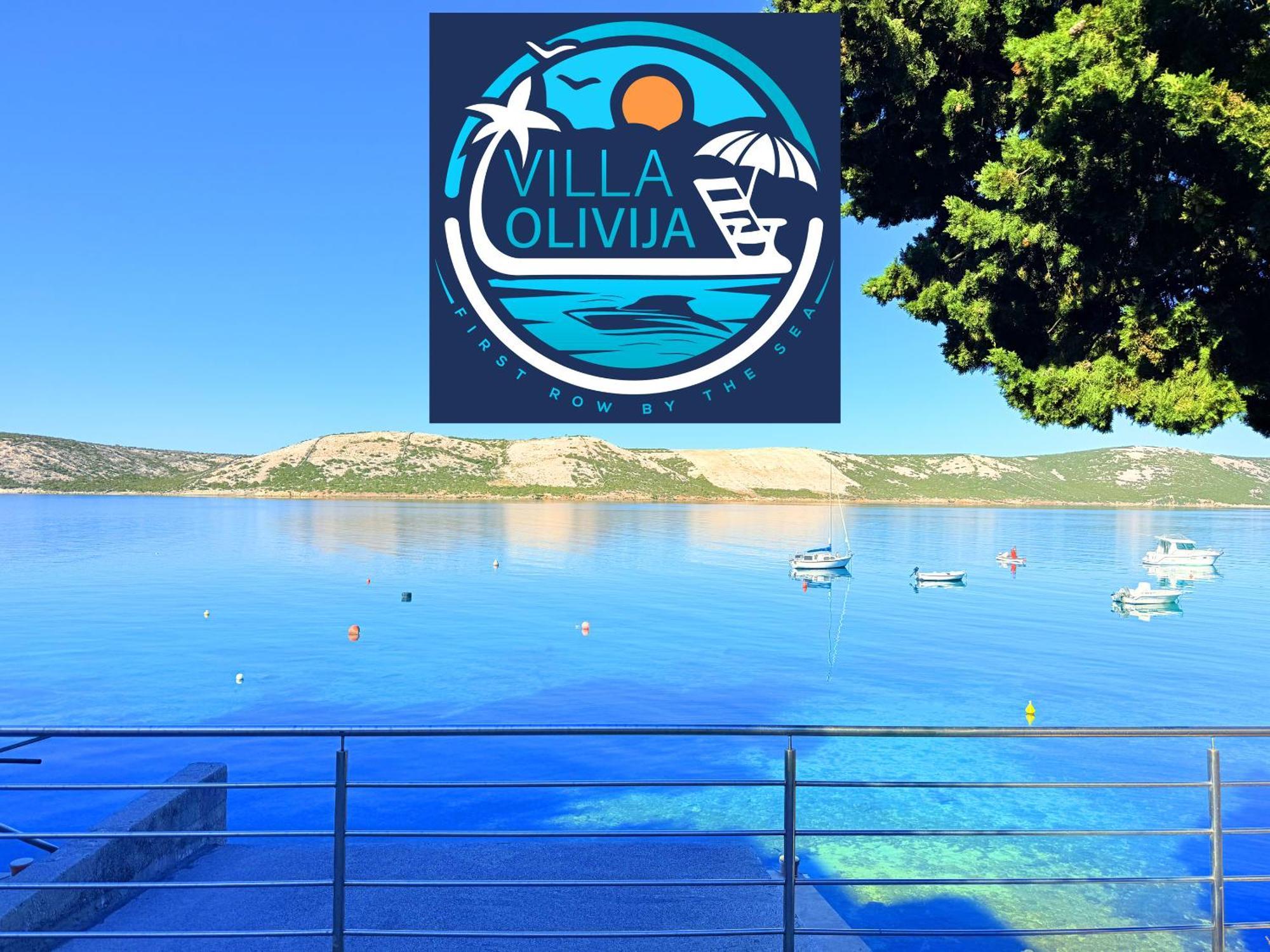Villa Olivija-Direkt Am Strand! Stara Novalja Bagian luar foto