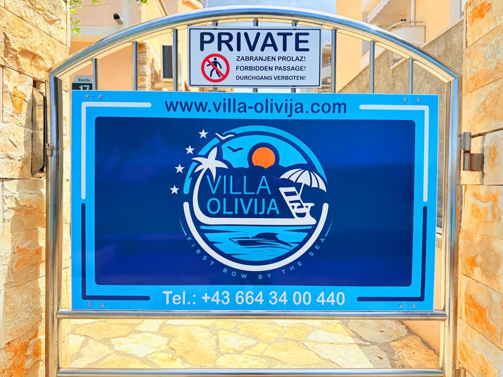 Villa Olivija-Direkt Am Strand! Stara Novalja Bagian luar foto